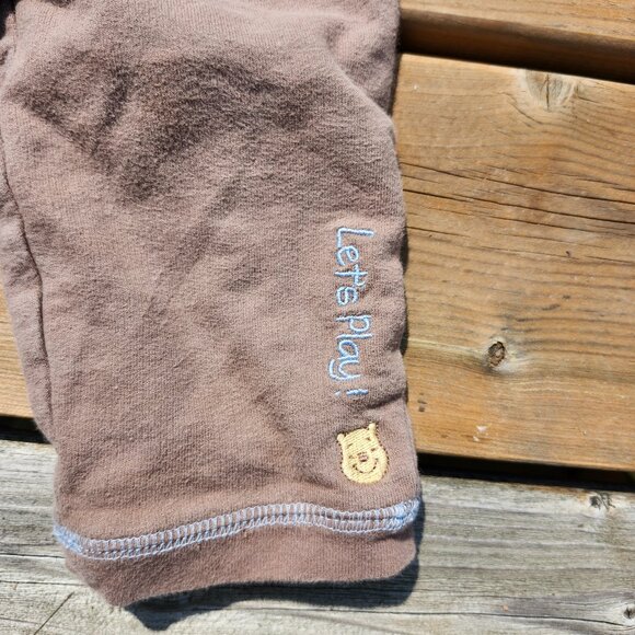 ADORABLE Disney Baby Winnie the Pooh bear "Let's Play!" Pants 6 months - Picture 1 of 4